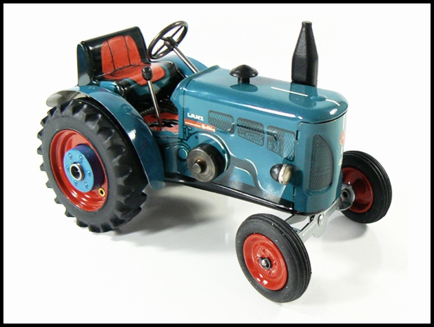 KOVAP LANZ BULLDOG 4016 Tractor Classic Windup Tin Toy Czech Republic ...