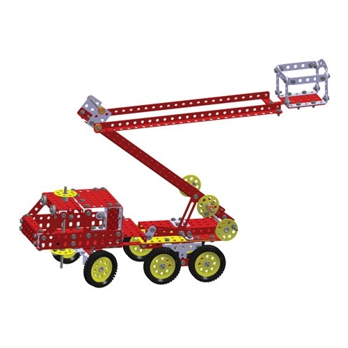 erector construction fire rescue set