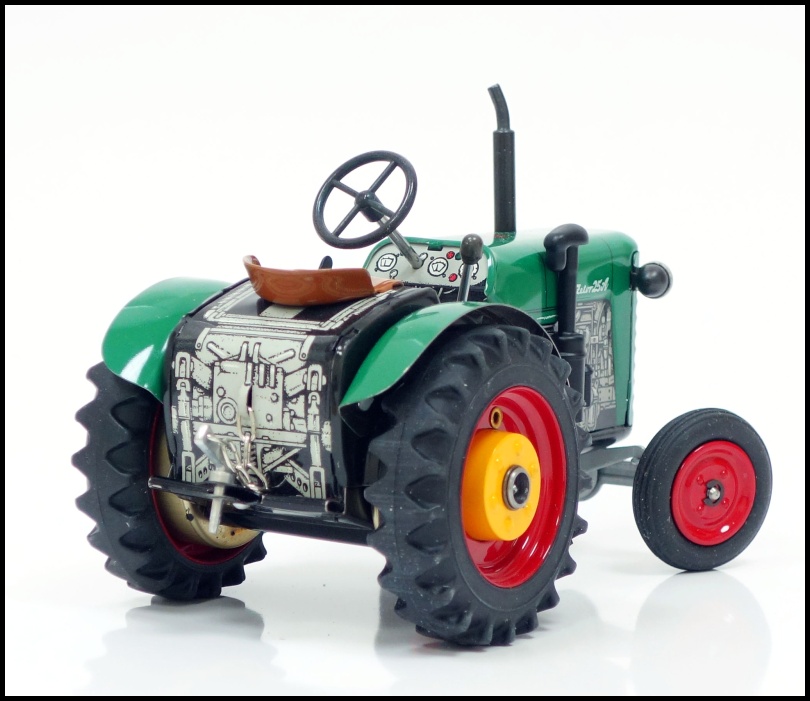 KOVAP Tractor ZETOR 25A Classic Windup Tin Toy Collectible Czech ...