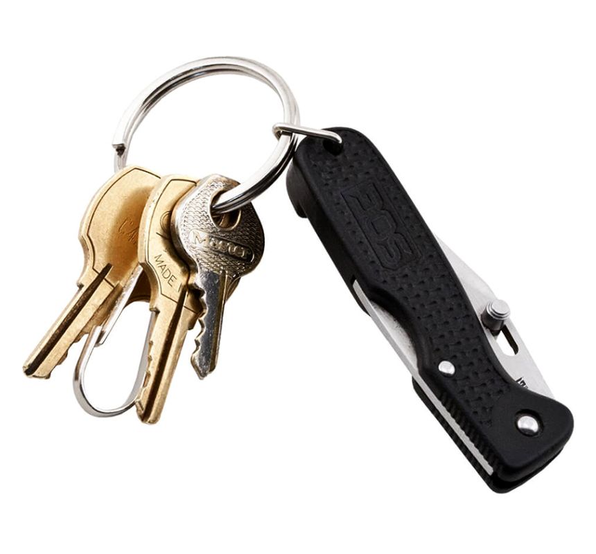 La collocazione ideale del coltello pieghevole SOG E-Clips è agganciato al vostro mazzo di chiavi di casa