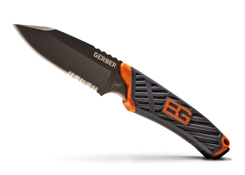 Il coltello da sopravvivenza Gerber Compact firmato Bear Grylls è l'ideale compagno per le vostre uscite outdoor in compagnia dei vostri amici
